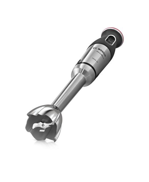 Пасатор Bosch MS8CM6190, Blender, MaxoMixx, 1000 W,  Included food processor for cutting, shredding, slicing and even kneading dough, transparent jug, chopper, stirrer and separate knife for crushing ice,  Stainless steel