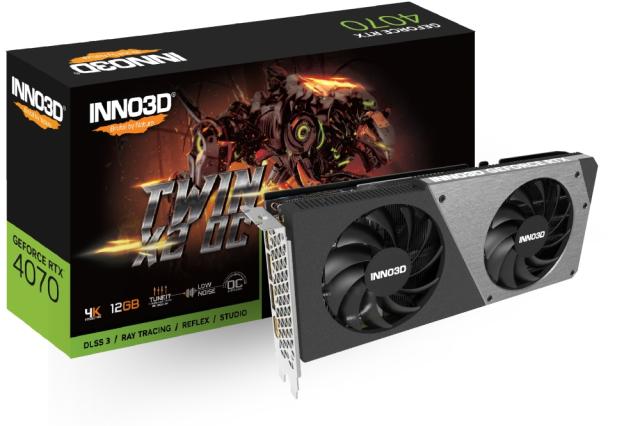 Видео карта Inno3D GeForce RTX 4070 Twin X2 OC