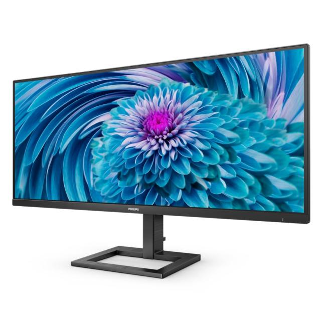Монитор Philips 346E2LAE, 34" VA WLED, 3440x1440@100Hz, 4ms GtG, 1ms MPRT, 300cd m/2, 3000:1, Mega Infinity DCR, Adaptive Sync, FlickerFree, Low Blue Light, 3Wx2, Tilt, Height Adjust, HDMI, DP, USB Hub+Philips Smart Bottle