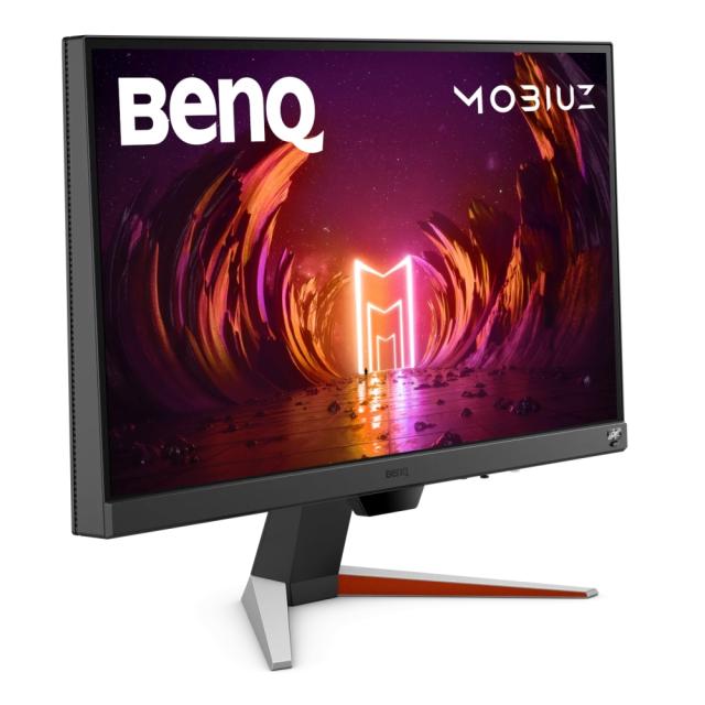Монитор BenQ MOBIUZ EX240N 23.8" VA, 1920x1080 FHD, 1ms 165Hz, 250 cd/m2, FreeSync Premium, HDMI 2.0, DP, HDRi, B.I.+, treVolo 2x 2.5W speakers, Tilt (down/up) -5 - 15°, Eye-care VESA 100x100, Silver + Genesis Gaming Mouse Zircon 550 Wireless 8000 DP