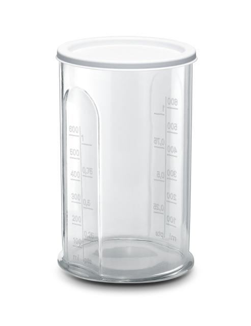 Пасатор Bosch MSM64010, Blender, ErgoMixx, 450 W, Included transparent jug, White, red