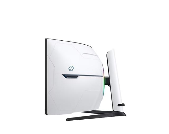 Монитор Samsung LS57CG952, 57" Odyssey Neo G95NC 57" Quantum Mini-LED Dual UHD, 7680x2160, 240Hz 1ms, HDMI, USB Hub, White/Black