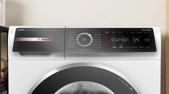 Пералня Bosch WGB25400BY, SER8, Washing machine 10kg, A, 1400rpm, 49/71 dB(A), i-DOS, HC, Iron Assist, AntiStain Plus, AquaStop, White