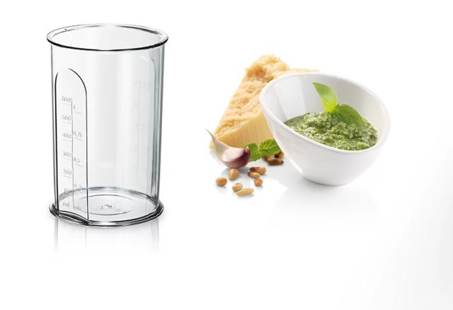 Пасатор Bosch MS6CB61V1, Blender, ErgoMixx, 1000 W, Included transparent jug, & vacuum system, Black, anthracite