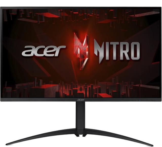Монитор Acer Nitro XV275KP3biipruzx, 27" IPS, Anti-Glare, UHD Mini Led 3840x2160, 99% AdobeRGB, Delta E<2, ZeroFrame, FreeSync Premium, up to 160Hz, 1ms, 100M:1, 600 up to 1000 cd/m2, 1xDP, 2xHDMI, 1xType-C(90W) + Audio out + USB HUB, VESA, Tilt, Swi