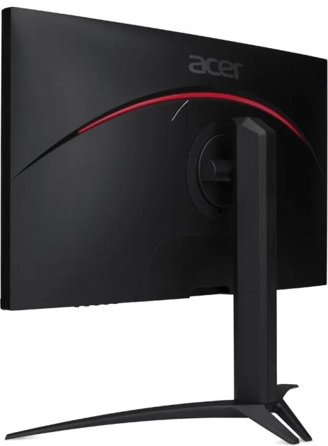 Монитор Acer Nitro XV275KP3biipruzx, 27" IPS, Anti-Glare, UHD Mini Led 3840x2160, 99% AdobeRGB, Delta E<2, ZeroFrame, FreeSync Premium, up to 160Hz, 1ms, 100M:1, 600 up to 1000 cd/m2, 1xDP, 2xHDMI, 1xType-C(90W) + Audio out + USB HUB, VESA, Tilt, Swi