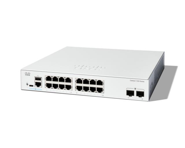 Комутатор Cisco Catalyst 1200 16-port GE, 2x1G SFP
