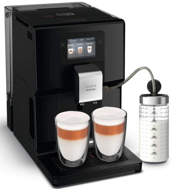 Кафемашина Krups EA873810, ESP intuition preference milk pot total, black