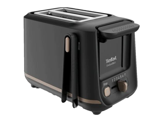 Тостер Tefal TT533811, 2 Slot Toaster with Magnetic Clips, Large Controls, 7 Browning Levels, Removable Crumb Tray, Raise Function