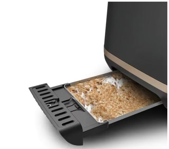 Тостер Tefal TT533811, 2 Slot Toaster with Magnetic Clips, Large Controls, 7 Browning Levels, Removable Crumb Tray, Raise Function