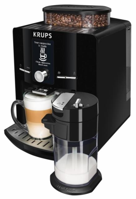 Кафемашина Krups EA829810, Latt'Espress black