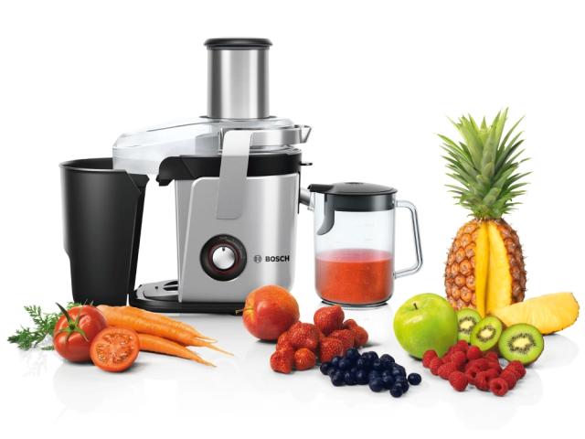 Сокоизстисквачка Bosch MES4010, Juicer,1200W,XXL-hole,3 levels, Silver