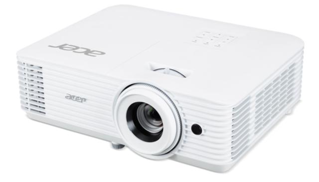 Мултимедиен проектор Acer Projector X1827, DLP, UHD 4K (3,840 x 2,160), 4000 ANSI Lumens, 3D, 10000:1, HDMI, RS-232, USB A, SPDIF, Audio in, Audio out, Speaker 10W, 3.1kg, Lamp life up to 12000 hours, White