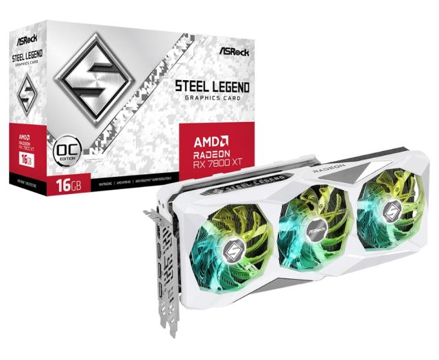 Видео карта Asrock RX 7800 XT 16GB Steel Legend OC