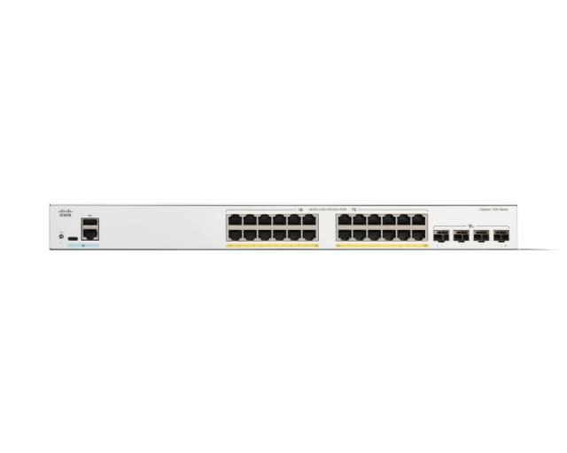 Комутатор Cisco Catalyst 1300 24-port GE, Full PoE, 4x10G SFP+