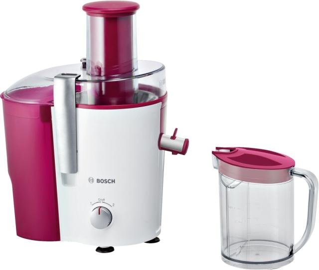 Сокоизстисквачка Bosch MES25C0, Juicer,700W, XL-hole, 2levels, White/Pink