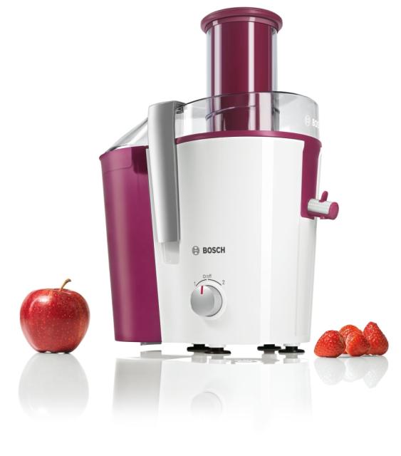 Сокоизстисквачка Bosch MES25C0, Juicer,700W, XL-hole, 2levels, White/Pink