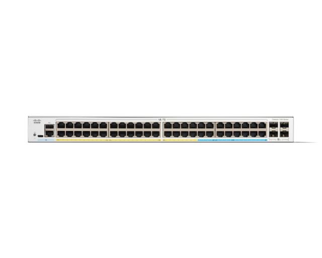 Комутатор Cisco Catalyst 1300 48-port GE, PoE, 4x10G SFP+