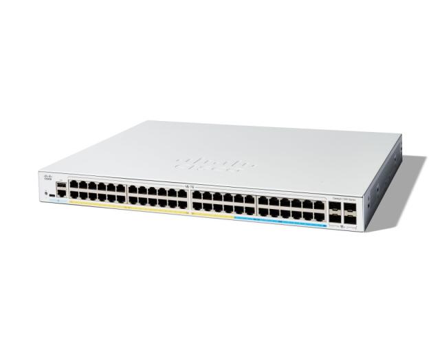 Комутатор Cisco Catalyst 1300 48-port GE, PoE, 4x10G SFP+
