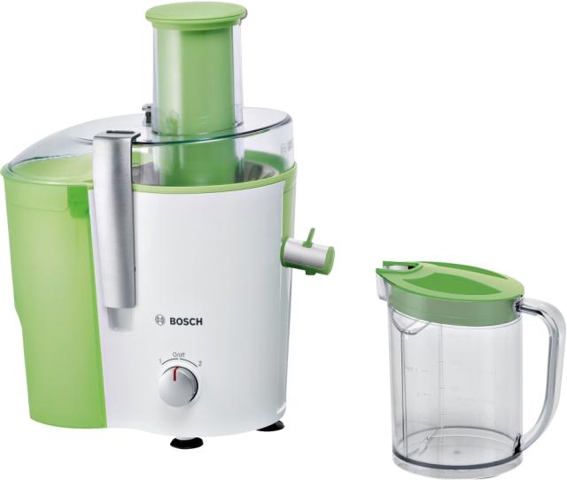 Сокоизстисквачка Bosch MES25G0, Juicer,700W, XL-hole, 2levels, White/Green