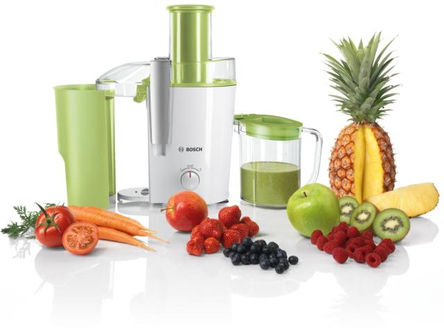 Сокоизстисквачка Bosch MES25G0, Juicer,700W, XL-hole, 2levels, White/Green