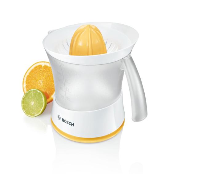 Цитрус преса Bosch MCP3000N, Citrus press, VitaPress, 25W, 800ml capacity, Automatic start, White