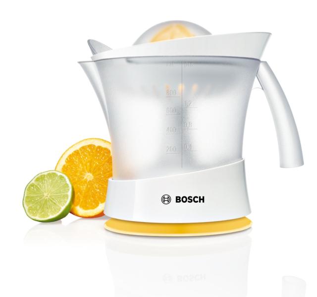 Цитрус преса Bosch MCP3000N, Citrus press, VitaPress, 25W, 800ml capacity, Automatic start, White