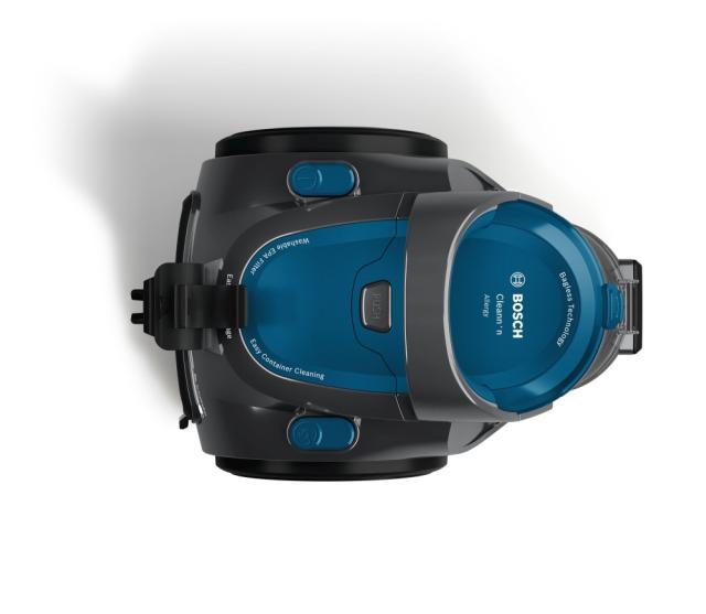 Прахосмукачка Bosch BGS05A220, Vacuum Cleaner, 700 W, Bagless type, 1.5 L, 78 dB(A), Energy efficiency class A, blue/stone gray