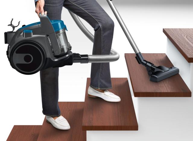 Прахосмукачка Bosch BGS05A220, Vacuum Cleaner, 700 W, Bagless type, 1.5 L, 78 dB(A), Energy efficiency class A, blue/stone gray