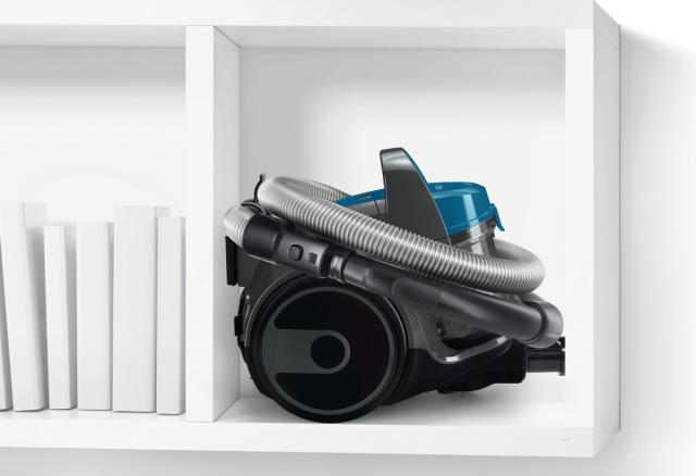 Прахосмукачка Bosch BGS05A220, Vacuum Cleaner, 700 W, Bagless type, 1.5 L, 78 dB(A), Energy efficiency class A, blue/stone gray