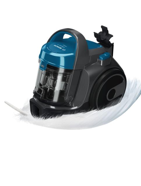 Прахосмукачка Bosch BGS05A220, Vacuum Cleaner, 700 W, Bagless type, 1.5 L, 78 dB(A), Energy efficiency class A, blue/stone gray