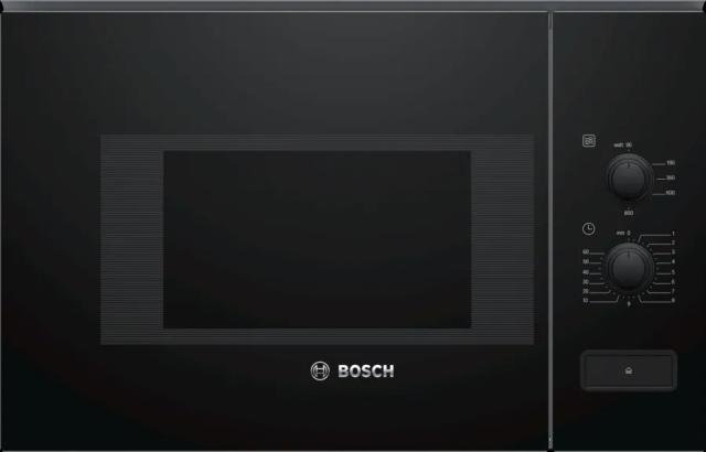 Микровълнова печка Bosch BFL520MB0 SER4; Built-in microwave, 800 W, 20 l, left hinge, Stainless steel