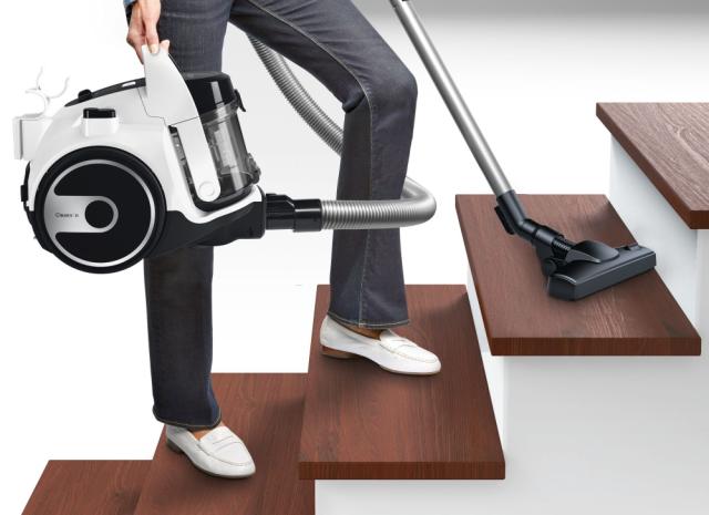 Прахосмукачка Bosch BGS05A222, Vacuum Cleaner, 700 W, Bagless type, 1.5 L, 78 dB(A), Energy efficiency class A, white/black