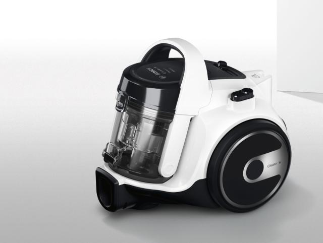 Прахосмукачка Bosch BGS05A222, Vacuum Cleaner, 700 W, Bagless type, 1.5 L, 78 dB(A), Energy efficiency class A, white/black