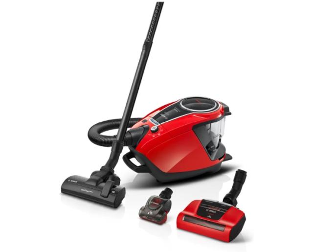 Прахосмукачка Bosch BGS7PET, Vacuum Cleaner, Series 8, SensorBagless Technology, ProAnimal, HEPA hygienic filter, 72 dB(A), red