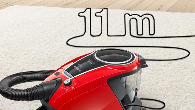 Прахосмукачка Bosch BGS7PET, Vacuum Cleaner, Series 8, SensorBagless Technology, ProAnimal, HEPA hygienic filter, 72 dB(A), red