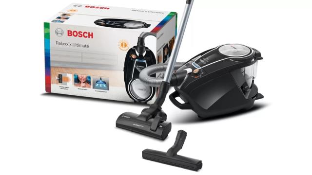Прахосмукачка Bosch BGS7MS64, Vacuum Cleaner, Series 8, SensorBagless Technology, ProSilence,  HEPA hygienic filter, 64 dB(A), black