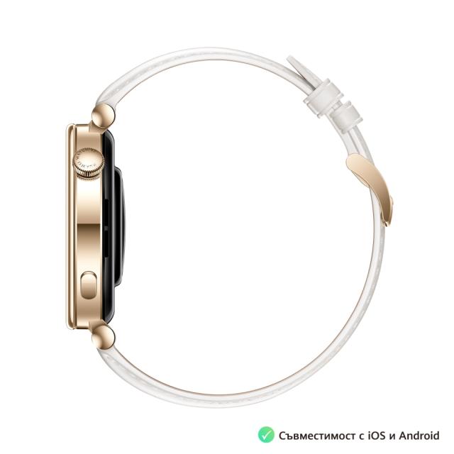 Часовник Huawei GT4 Aurora-B19L (Female), Leather + Huawei FreeBuds SE 2 ULC-CT010