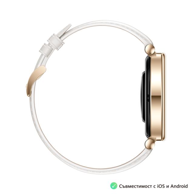 Часовник Huawei GT4 Aurora-B19L (Female), Leather + Huawei FreeBuds SE 2 ULC-CT010