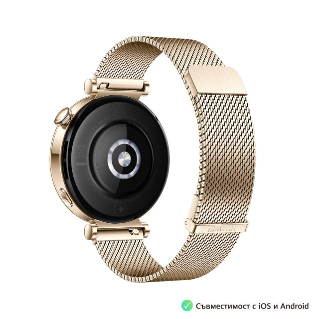 Часовник Huawei GT4 Aurora-B19M (Female), Milanese + Huawei FreeBuds SE 2 ULC-CT010
