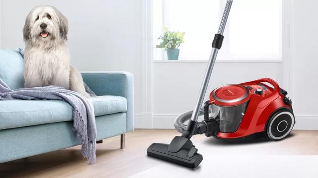 Прахосмукачка Bosch BGS41PET1 Series 6, Vacuum cleaner without bag, ProAnimal, SensorBagless Technology, AirTurbo Plus brush, Red
