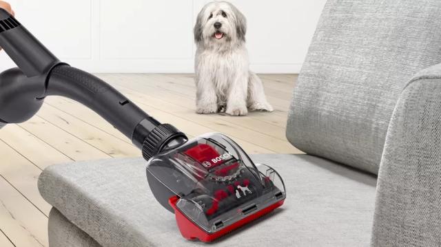Прахосмукачка Bosch BGS41PET1 Series 6, Vacuum cleaner without bag, ProAnimal, SensorBagless Technology, AirTurbo Plus brush, Red