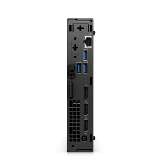Настолен компютър Dell OptiPlex 7010 Micro Plus, Intel Core i7-13700T (8+8 Cores/30MB/1.4GHz to 4.8GHz), 16GB (1X16GB) DDR5, 512GB SSD PCIe M.2, Integrated Graphics, Wi-Fi 6E, Keyboard&Mouse, 130W, Wi-Fi 6E, Ubuntu, 3Y PS