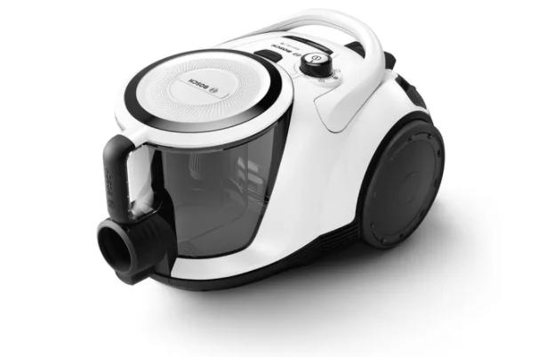 Прахосмукачка Bosch BGS41K332 Series 6, Vacuum cleaner bagless, SilenceSoundSystem, SensorBagless Technology, White