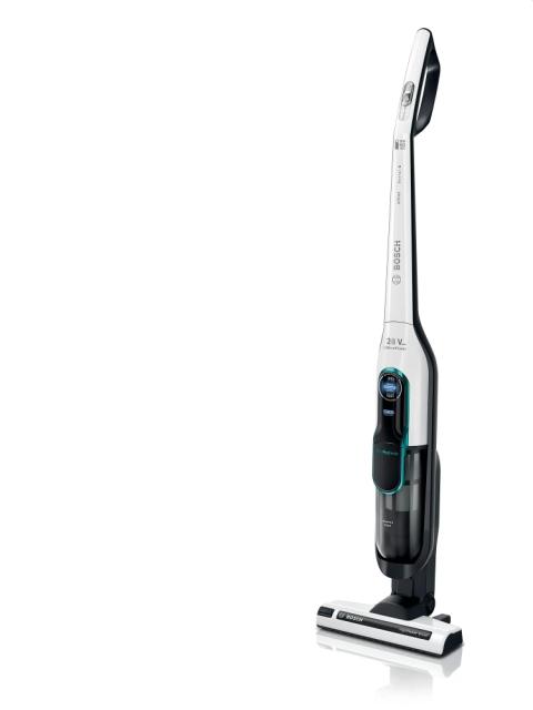 Прахосмукачка Bosch BCH86HYG1 Series 6, Cordless Handstick Vacuum Cleaner, 2 in 1, Athlet ProHygienic 28Vmax, Filter system-ProHygienic, White