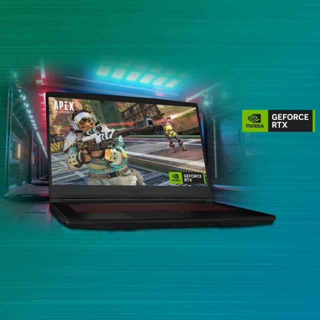 Лаптоп MSI Thin GF63 12VE, i5-12450H (8C/12T up to 4.40 GHz, 12 MB), 15.6" FHD (1920x1080) AG, 144Hz, IPS-Level, 16GB DDR4 (1x16 3200MHz), 512GB NVMe PCIe SSD Gen4x4, RTX 4050 6GB GDDR6, 1x 2.5" FREE, WiFi 6E, 3 cell, 52.4Whr, 84 key Red Backlit KBD,
