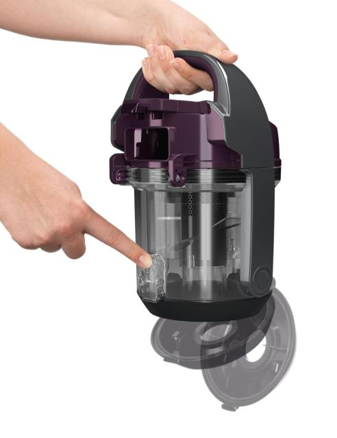 Прахосмукачка Bosch BGC05AAA1, Vacuum Cleaner, 700 W, Bagless type, 1.5 L, 78 dB(A), Energy efficiency class A, purple/stone gray