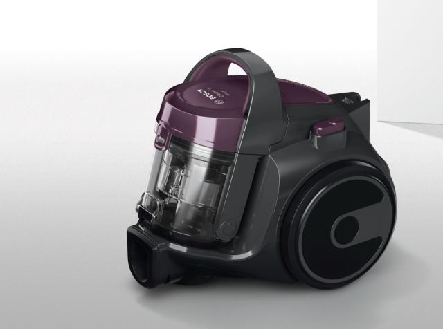 Прахосмукачка Bosch BGC05AAA1, Vacuum Cleaner, 700 W, Bagless type, 1.5 L, 78 dB(A), Energy efficiency class A, purple/stone gray