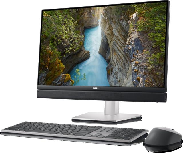Настолен компютър Dell Optiplex 7410 AIO, Intel Core i5-13500T (6+8 Cores/24MB/1.6GHz to 4.6GHz), 23.8" FHD (1920x1080) Touch, 8GB (1x8GB) DDR4, 512GB SSD PCIe M.2, Integrated Graphics, FHD Camera, WiFi 6E, BT, Wireless, Windows 11 Home