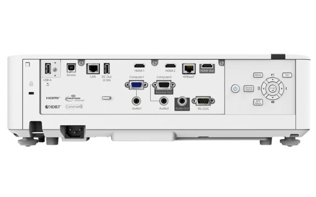 Мултимедиен проектор Epson EB-L530U, 3LCD, Laser, WUXGA, 1920 x 1200, 16:10, Full HD, 5200 Lumen, 3640 Lumen (economy), 2500000 : 1, USB 2.0 Type A, USB 2.0 Type B, RS-232C, Ethernet interface, Wireless LAN IEEE 802.11a/b/g/n/ac, Wireless LAN b/g/n (